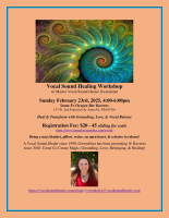 LIVE! Santa Fe Vocal Sound Healing Workshop